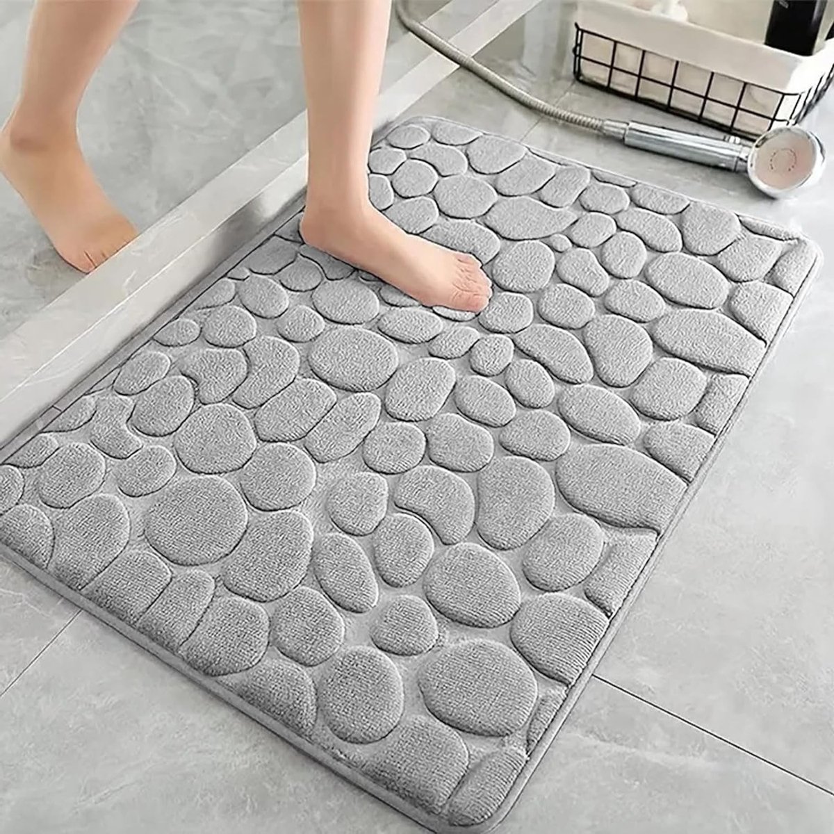 Zachte en Comfortabele Badmat 40x60cm, Super Waterabsorberend, Antislip en Wasbaar voor Ba