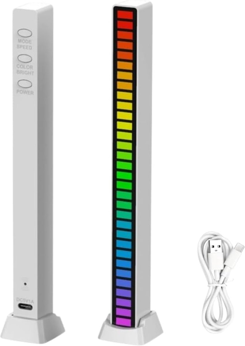 Muziek Ritme Licht met Spraakbesturing RGB LED Sfeerlamp