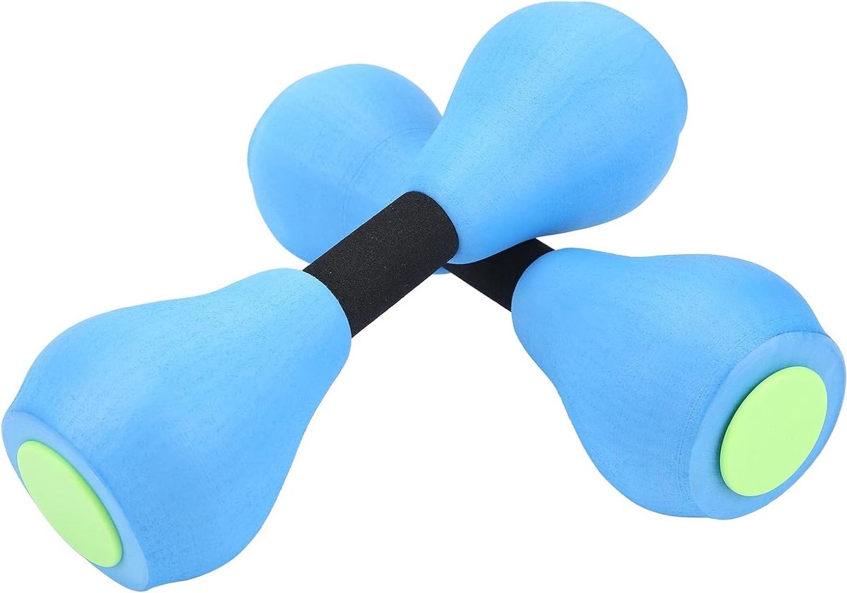 Set van 2 Dummbells voor Water Aerobics, Lichtgewicht Foam Dumbbells voor Fitness en Aquatische Training