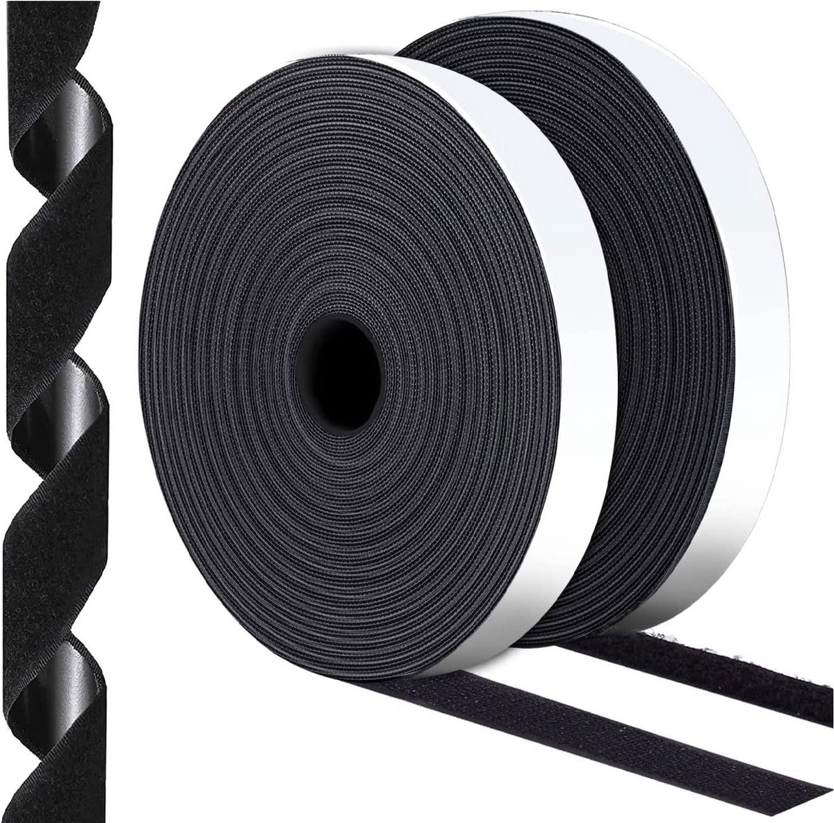 Extra sterke dubbelzijdige klittenband tape van 20mm x 8m, zelfklevend en veelzijdig voor diverse toepassingen
