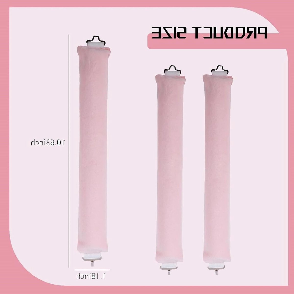 3 Stuks Heatless Curlers voor Natuurlijke Krullen, Geschikt voor Alle Haartypes, DIY Krulband voor een Zorgeloze Nacht