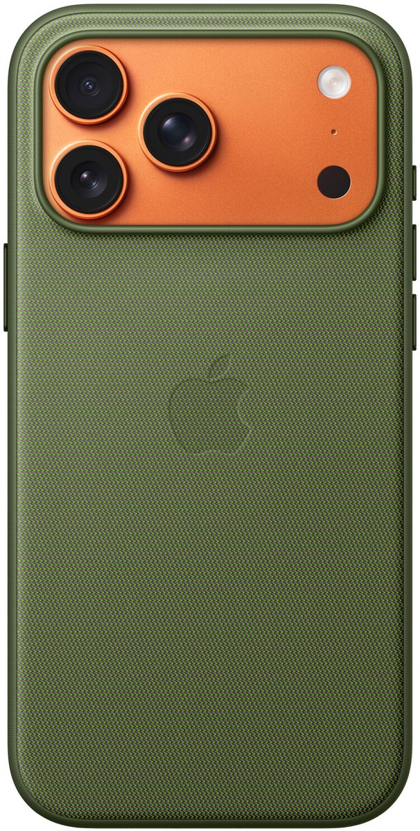 TechWoven Case met geschikt voor MagSafe geschikt voor iPhone 17 Pro Max - Groen