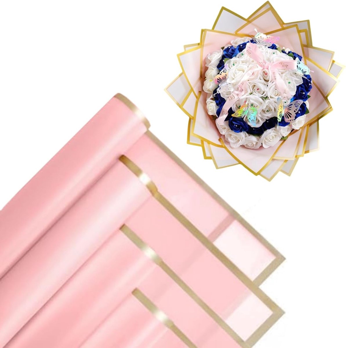 Decoratief Inpakpapier voor Bloemen - Waterdicht Cadeaupapier voor Creatieve Bloemstukken, Kunst en Ambachten - 20 Vellen