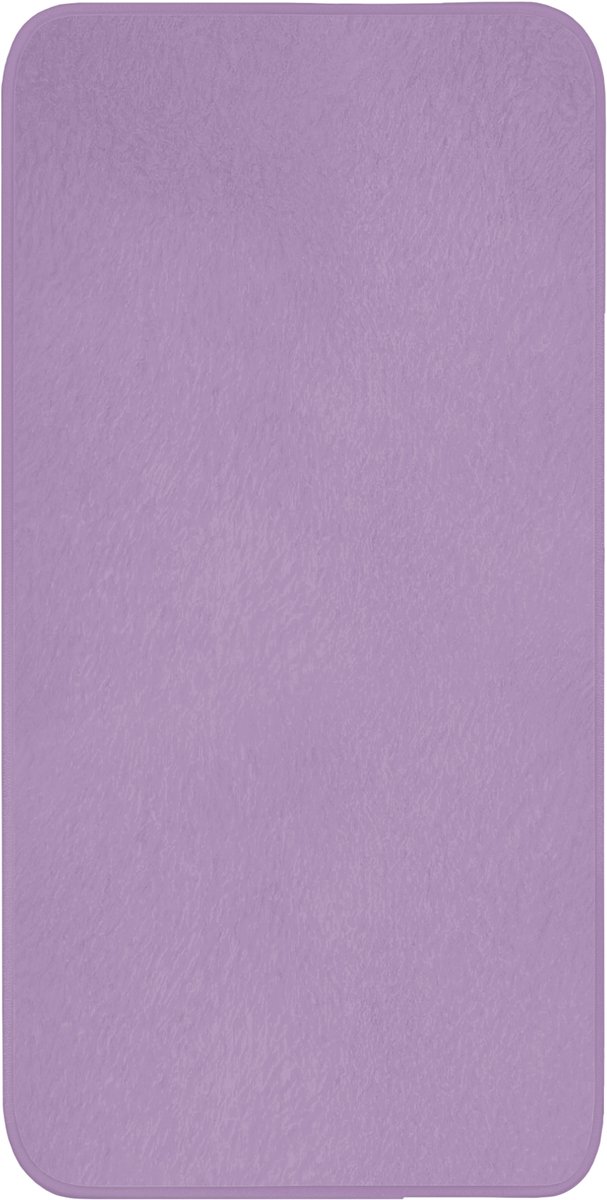 Badmat 60x120 cm - Antislip - Interieur - Paars - Kleuren - Paarse - Kleur - Effen - Badmatten voor badkamer - Badkamermat - Douchemat - Badkamer mat