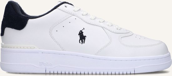 Polo Ralph Lauren Master Court Sneakers - Suède - Heren - Wit - Maat 45