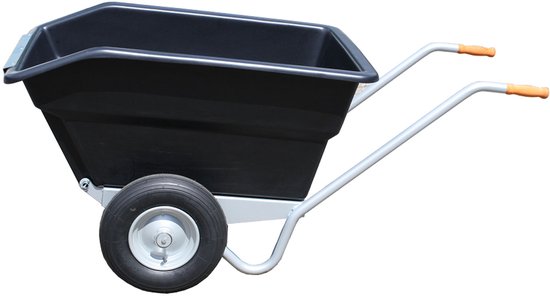Kruiwagen groot kippend 260 liter voederkruiwagen Kruiwagen tuinkrui Mestkruiwagen Dubbelkruiwagen van Merkloos	 — afbeelding 4