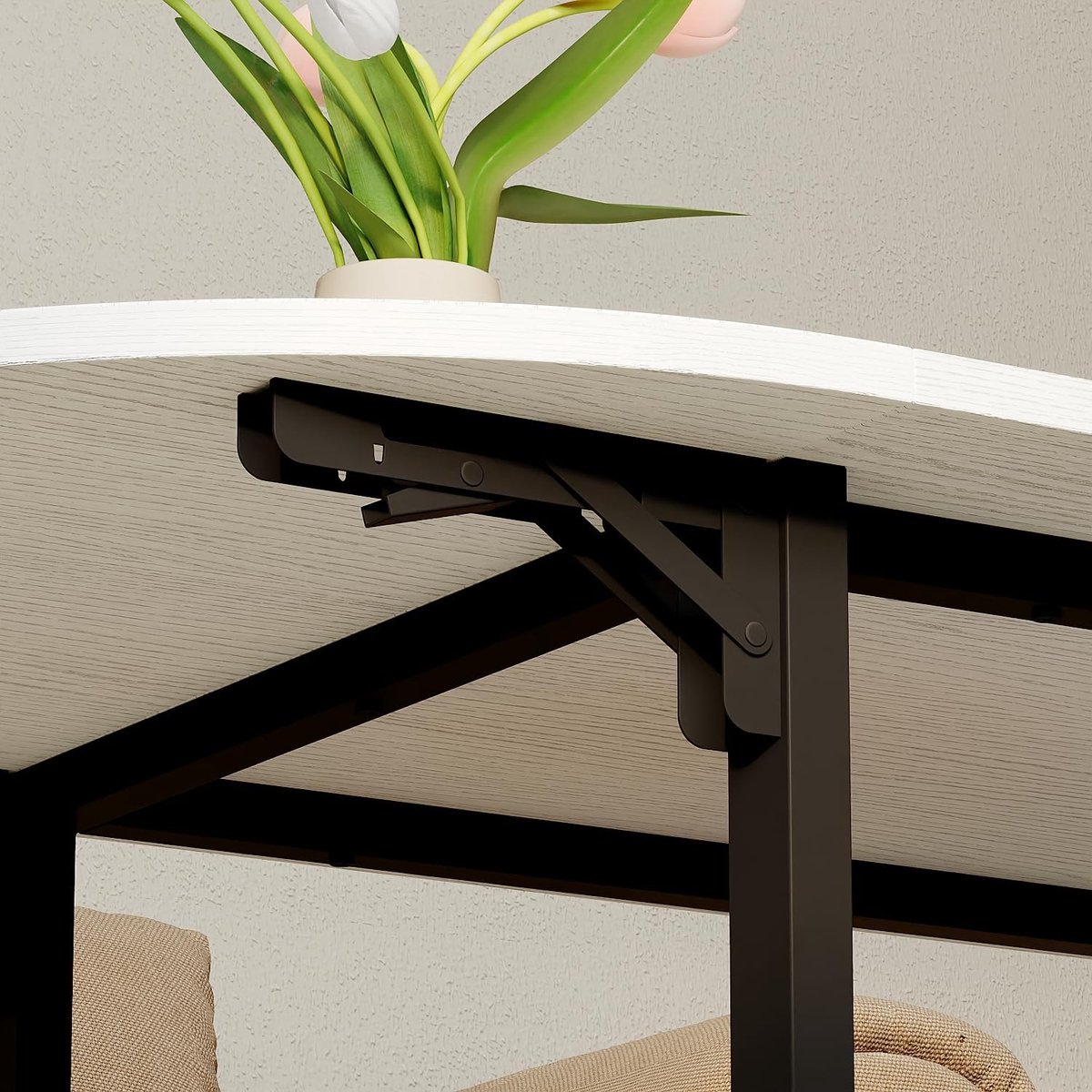 Luxe Salontafel – Wit – 120x60x45 cm – Industrohome