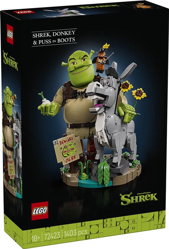 LEGO® Shrek: Shrek, Ezel en de Gelaarsde Kat - 72423