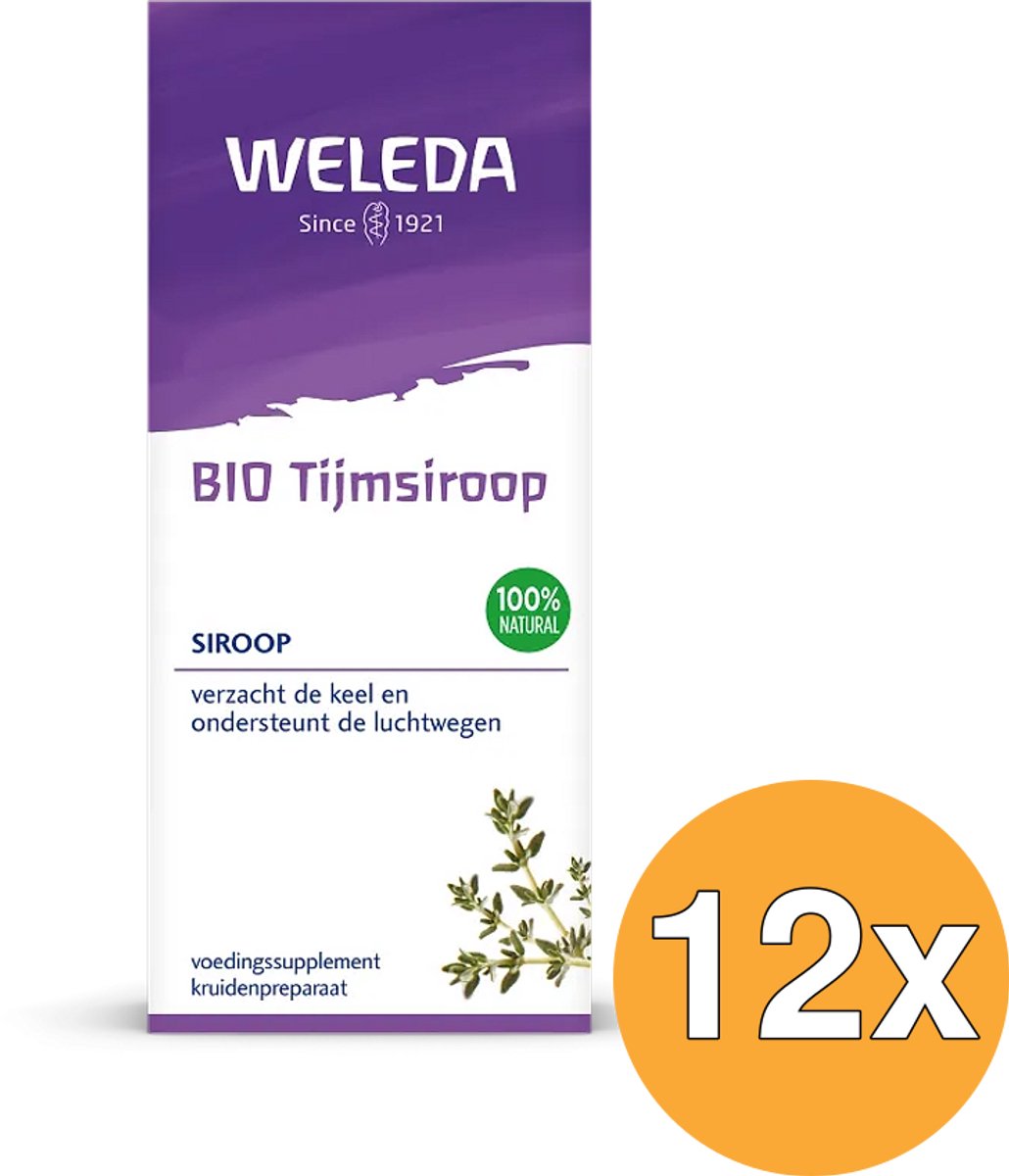 12x WELEDA Tijmsiroop bio (200 ml)
