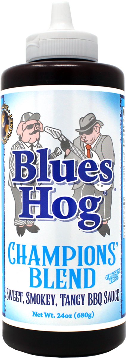 Blues Hog Champions Blend Barbecue Sauce - zoet met rook en pit - 680 gr