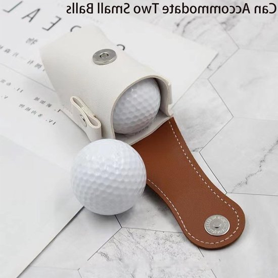 Draagbare Mini Golfbal Beschermtas - 2 Stuks - Ideaal voor Golfballen, Handdoeken en Tees, Compact en Lichtgewicht voor Sportgebruik van Merkloos — afbeelding 4