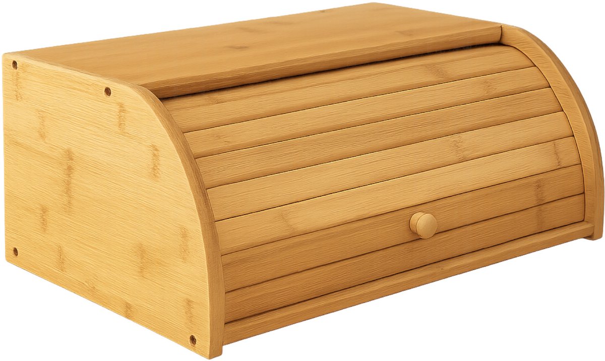 BEGRYF - Broodtrommel - bamboe - rolluik - 40,5x27x16 cm