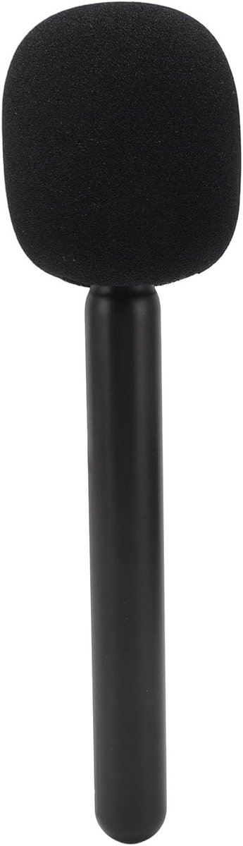 Lichtgewicht Handmicrofoon Adapter met Windscreen Schuim voor Interviews en Opnames
