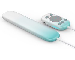 Bluetooth-kussenluidspreker met beengeleiding en afstandsbediening, draagbare luidspreker voor onder het kussen, ondersteunt TF-kaart, timer voor witte ruis, draadloos persoonlijk slaaphulpmiddel, stereobas (groen).