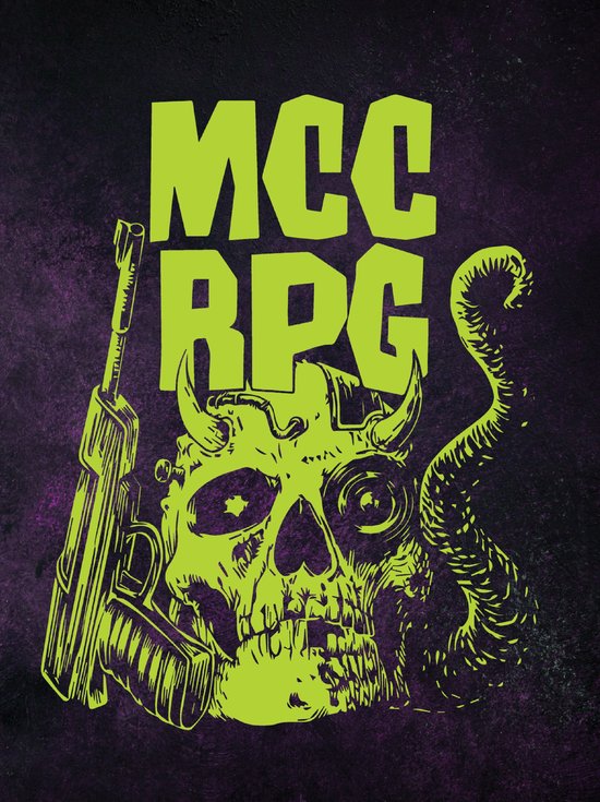 Mutant Crawl Classics Core Rulebook - Fluorescent Demon Skul ... - cover