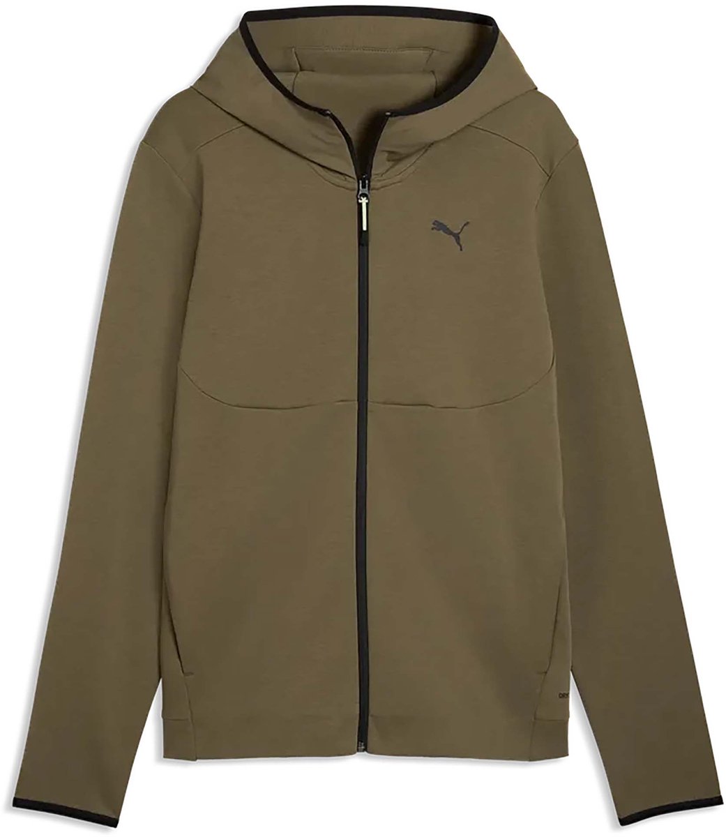 Puma Pumatech Full-Zip Hoodie Dk Sweater Sportswear Volwassen Groen