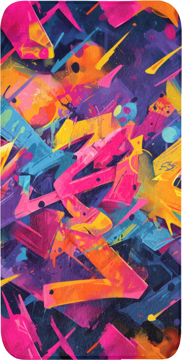 Badmat 60x120 cm - Antislip - Abstract - Vormen - Kleurrijk - Badmatten voor badkamer - Badkamermat - Douchemat - Badkamer mat