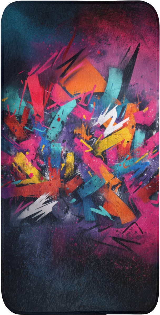 Badmat 60x120 cm - Antislip - Abstract - Explosie - Neonkleuren - Badmatten voor badkamer - Badkamermat - Douchemat - Badkamer mat