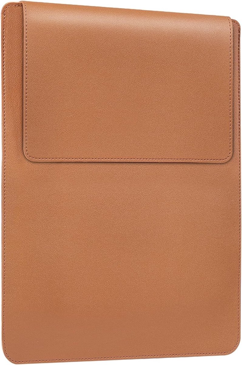 Draagbare Laptop Sleeve met Standfunctie, Slimme PU Leren Bescherming voor 13 Inch Laptops, Ideaal voor Reizen en Werk