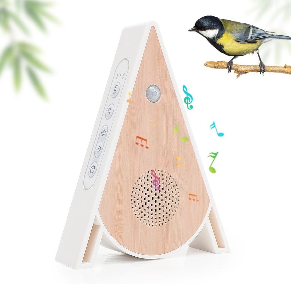 Bewegingssensor met Vogelgeluiden voor Toilet, Badkamer en Spa - Natuurlijke Geluiden met Timer en 4 Vogelzang Opties