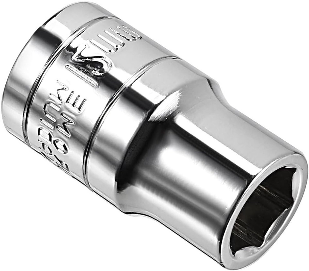 12mm 6-Punt Korte Steeksleutel voor Auto- en Huishoudelijk Gebruik, Cr-V Materiaal en 1/2-Inch Aandrijving