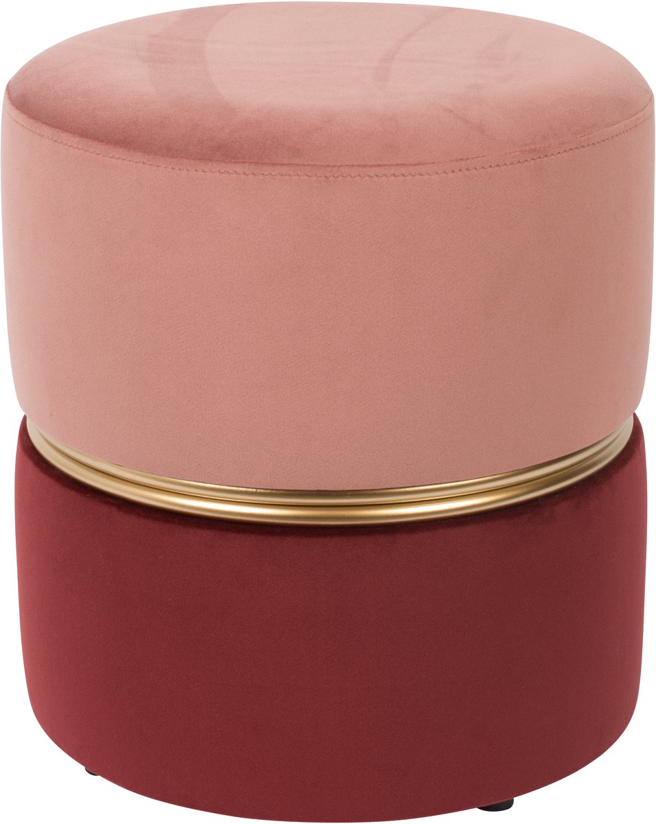 Novel Collection - Poef Bubbly - Roze - 35x35x39 cm