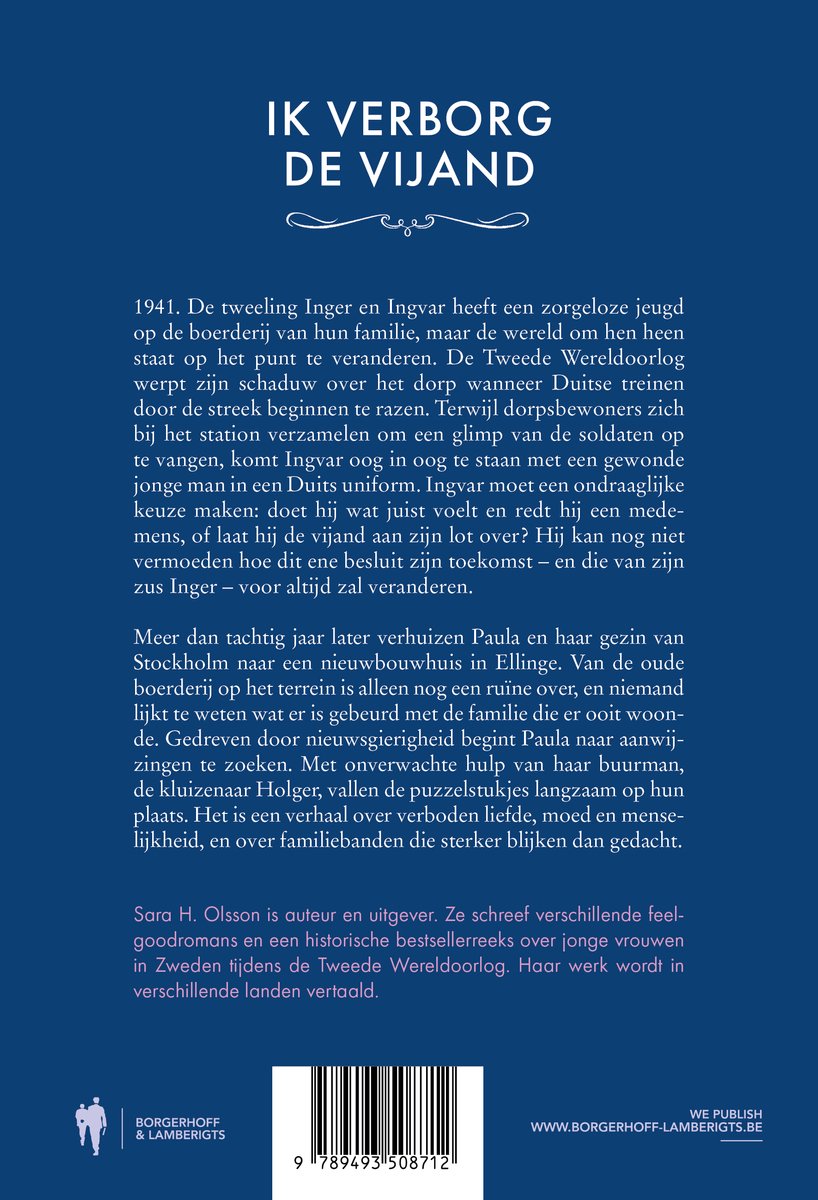 Ik verborg de vijand - back cover