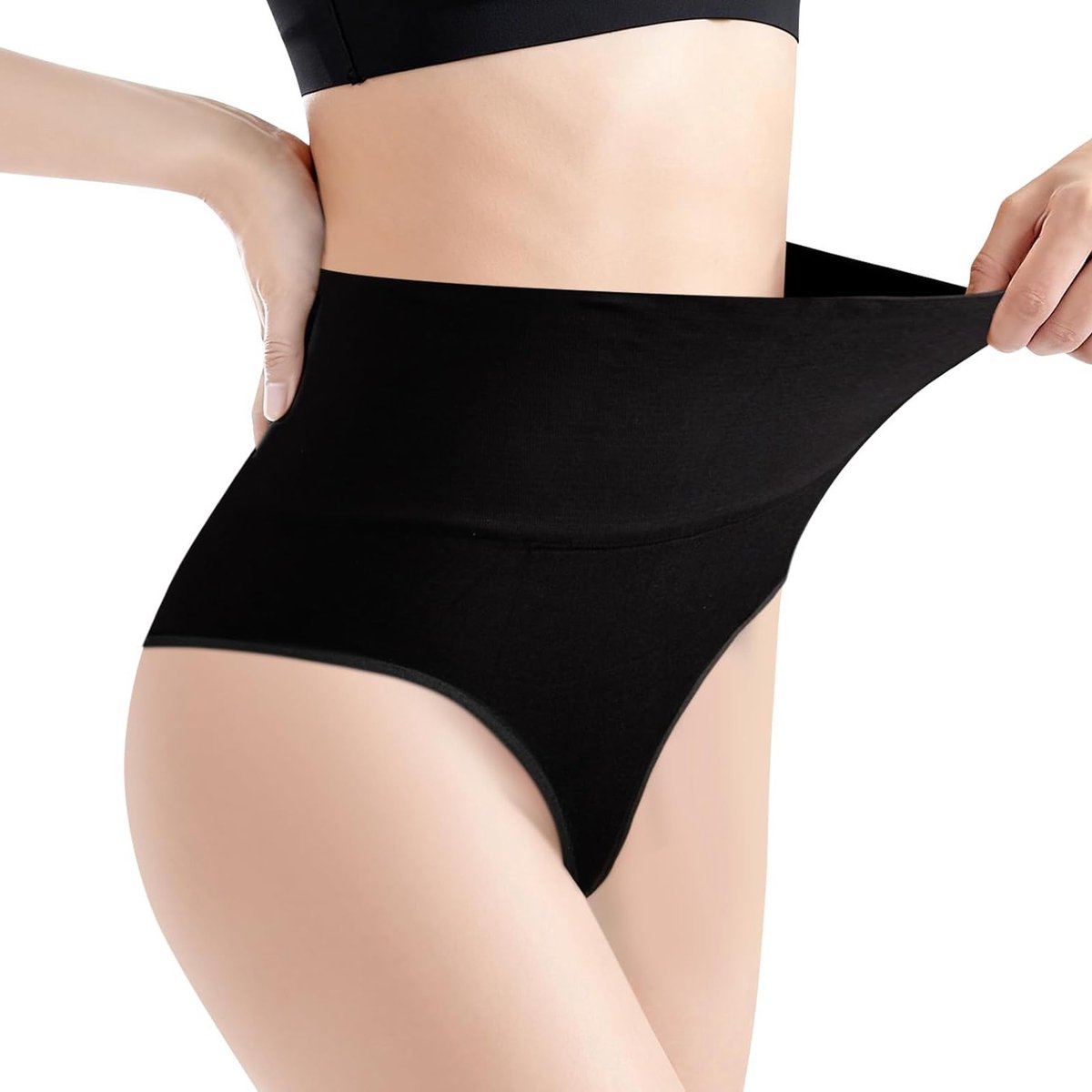 Naadloze Shapewear Thong voor Dames, Comfortabele Tummy Control String Panties voor Werk, Bruiloft en Feestjes, Perfecte Lichaamsvorm en Ongemerkt Ondergoed