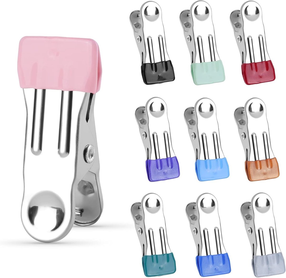 Robuuste Kledingknijpers, 20 Stuks Rvs Klemmen voor Kleding, Knutselen en Handdoeken, Duurzaam en Sterk