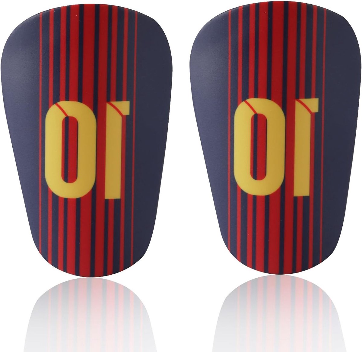 Mini Voetbal Scheenbeschermers voor Jongens en Meisjes - 2 Stuks, Ideaal voor Kinderen, 10 x 6 cm, Bescherming en Comfort