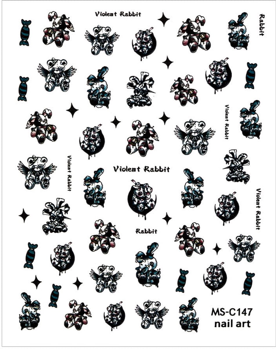 GNB-LAB - Nagelstickers - Halloween - Zelfklevend - Dun