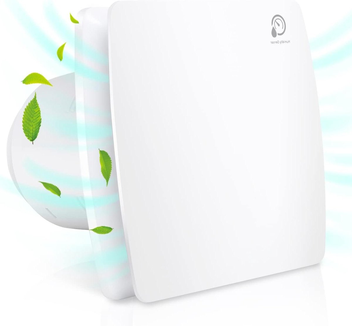 Badkamerventilator met vochtsensor - Afzuigventilator Ventilator - Vocht en geurtjes verwi
