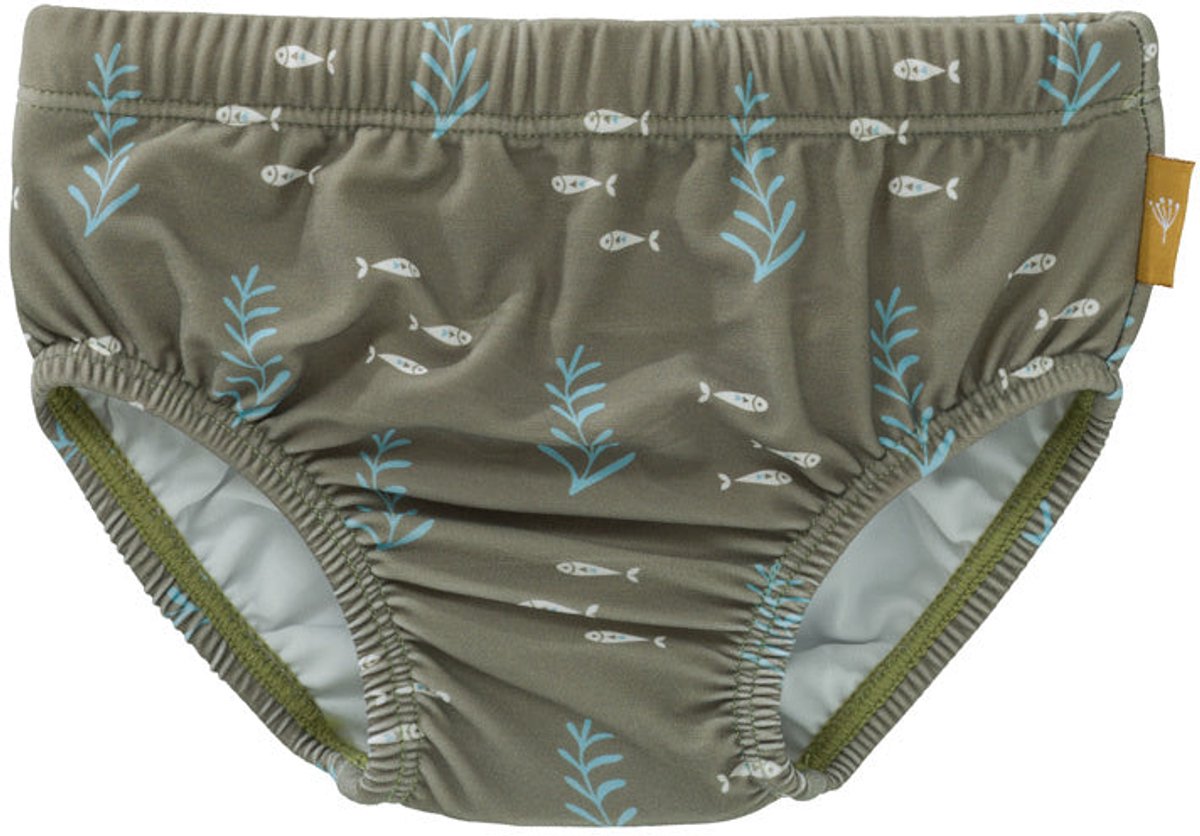 Fresk Luierbroek/ Zwembroek 62 - Ruimte voor Zwemluier - Sneldrogende Zwemkleding - UV-bescherming UPF 50 - Zwemshort Jongens - Groen - Ocean Green