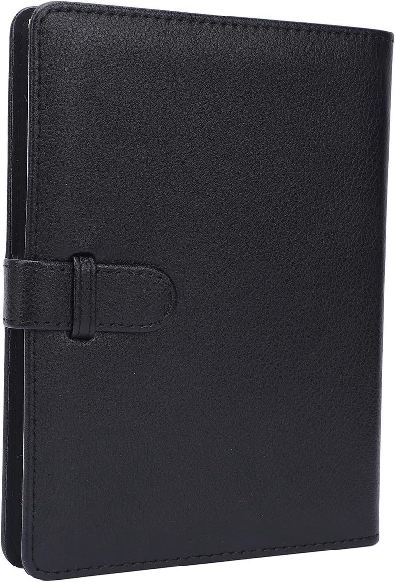 Groot Capaciteit Fotoalbum voor 4x6 Foto's, 80 Pockets, Geschikt voor Familie- en Trouwfoto's met Sluiting (Zwart)