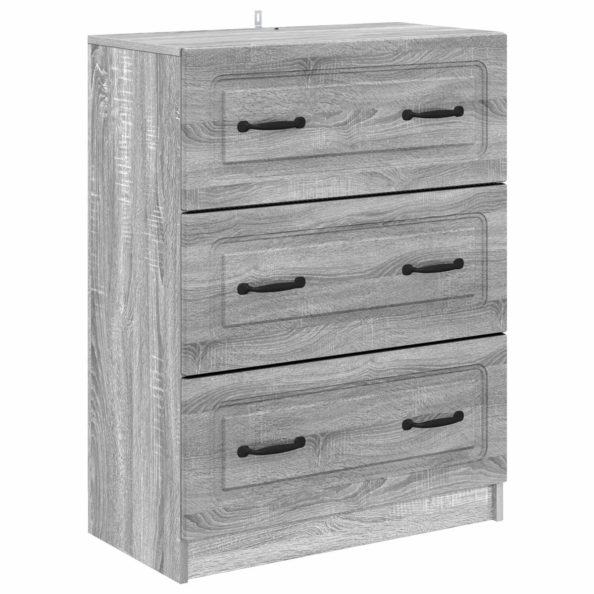 vidaXL Ladekast - 66 - x - 34,5 - x - 87 - cm - Bewerkt - hout - Grijs - Sonoma Grijs Sonoma