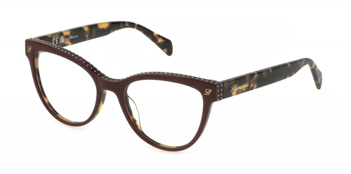 Blumarine VBM846S Top bordeaux+avana 53/18/140 WOMAN Brilmonturen