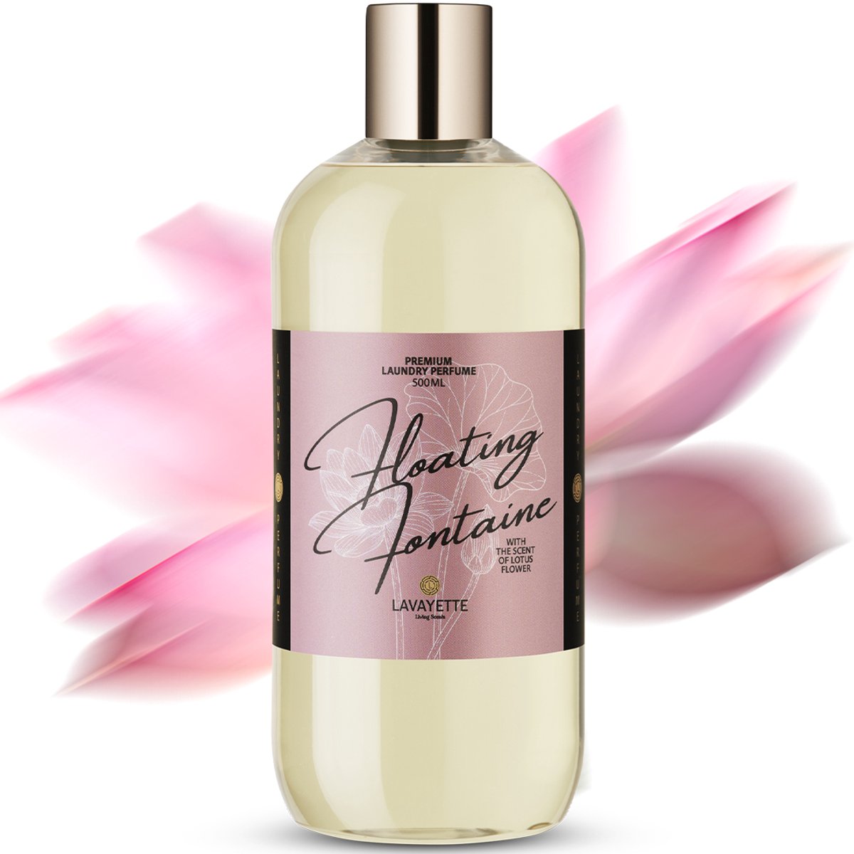 Lavayette Premium Wasparfum - Floating Fontaine - Lotusbloem - Geurbooster 500ml