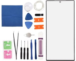 Vervangingsglas voor S23 Ultra, Compleet Schermreparatieset met Gereedschap voor Schermassemblage en Buitenlens