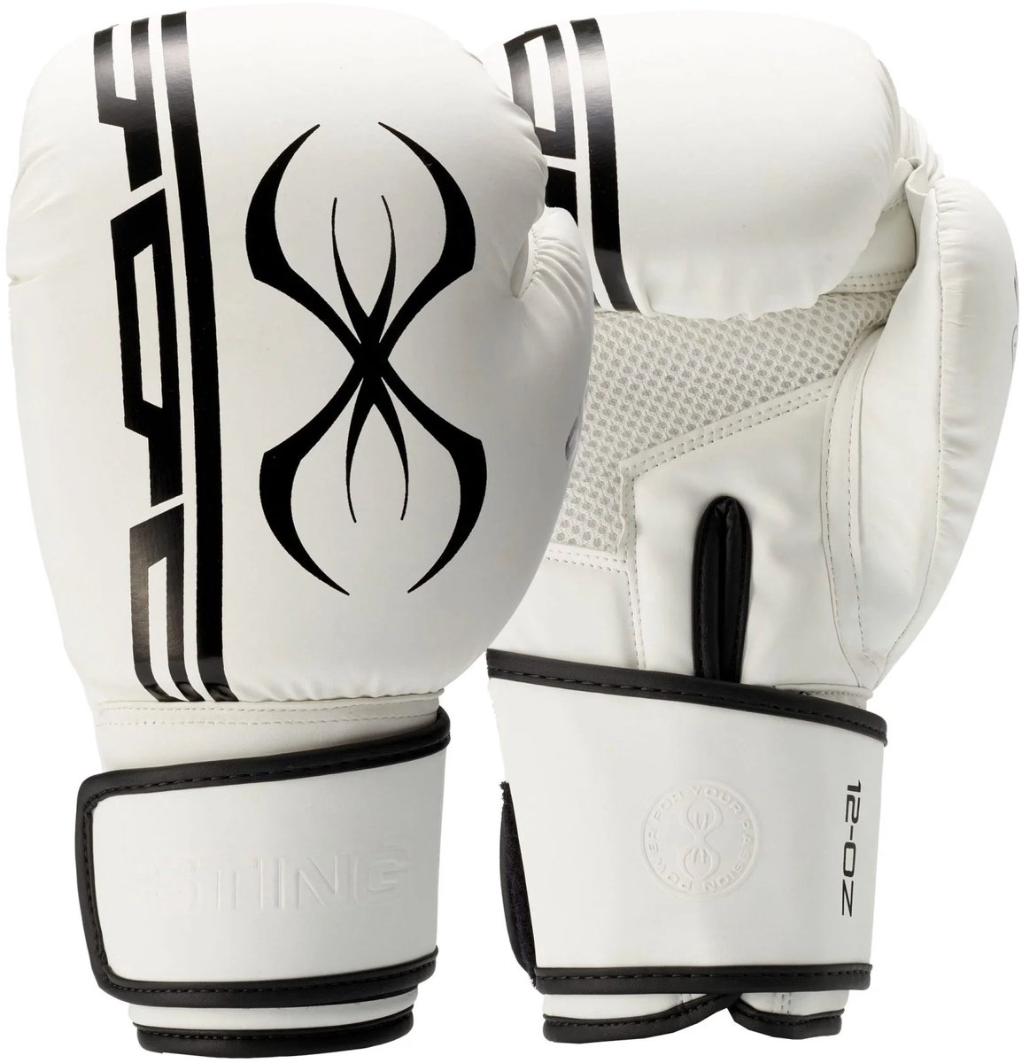 STING Bokshandschoen ARMAPLUS | klittenband | Mat Zwart (Maat: 12OZ)