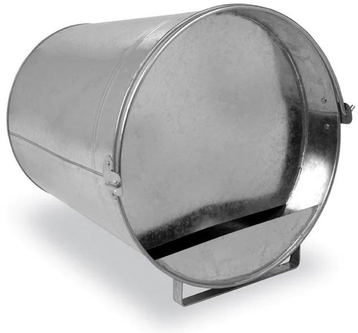 VERZINKTE/GEGALVANISEERDE LIGGENDE DRINKEMMER INHOUD 12L Ø32.5X31CM