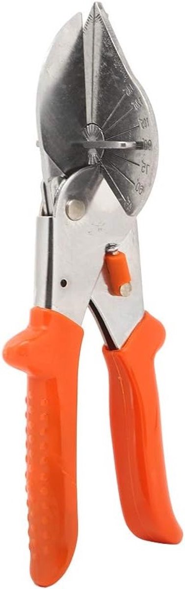 Multifunctionele Hoekschaar voor 45-135 Graden - 100mm Bladlengte voor Zacht Hout en PVC Buizen