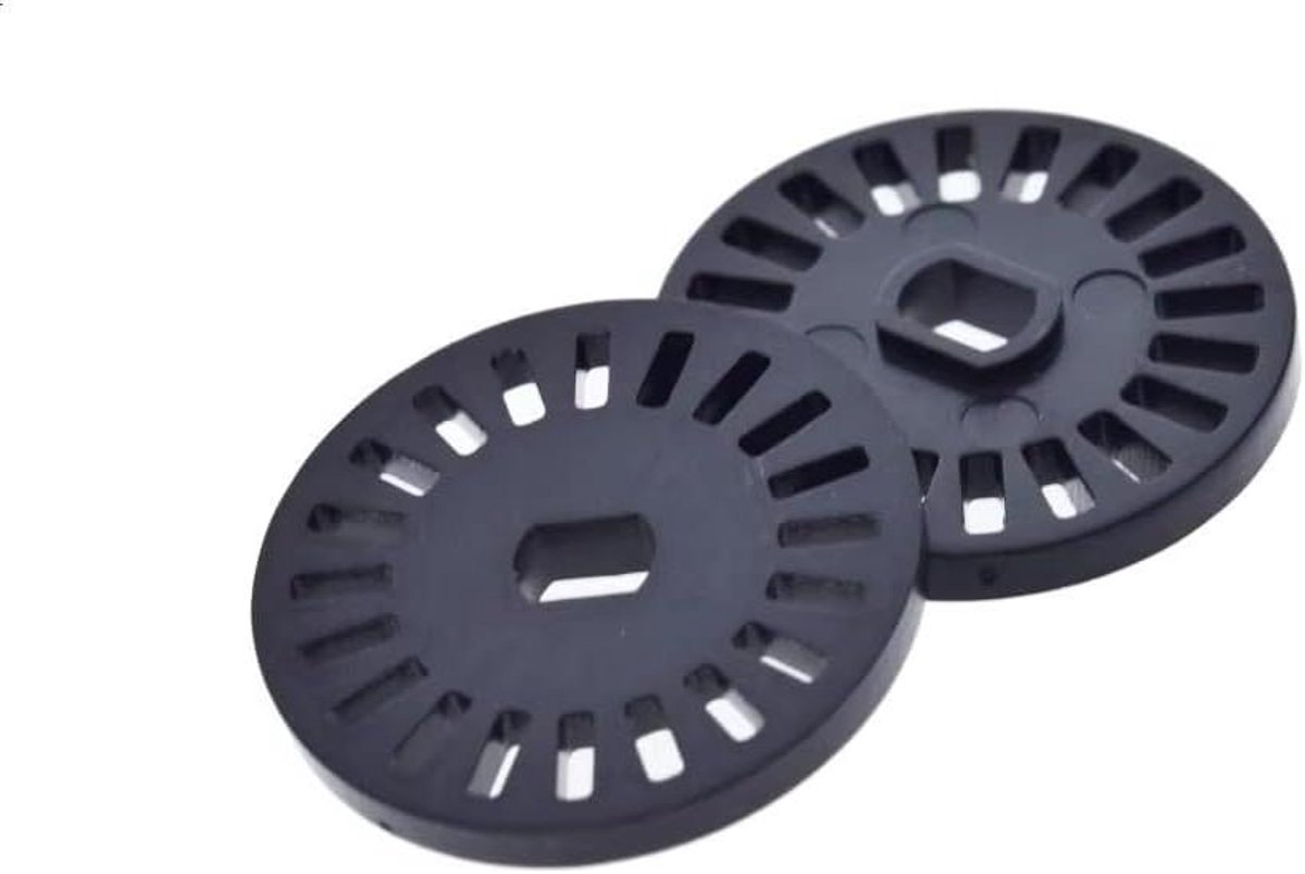 Gecodeerde Disc Encoder - Code Wiel Sensor - Snelheid Meten - 20 Houdt Code - 26mm Diameter - Zwart