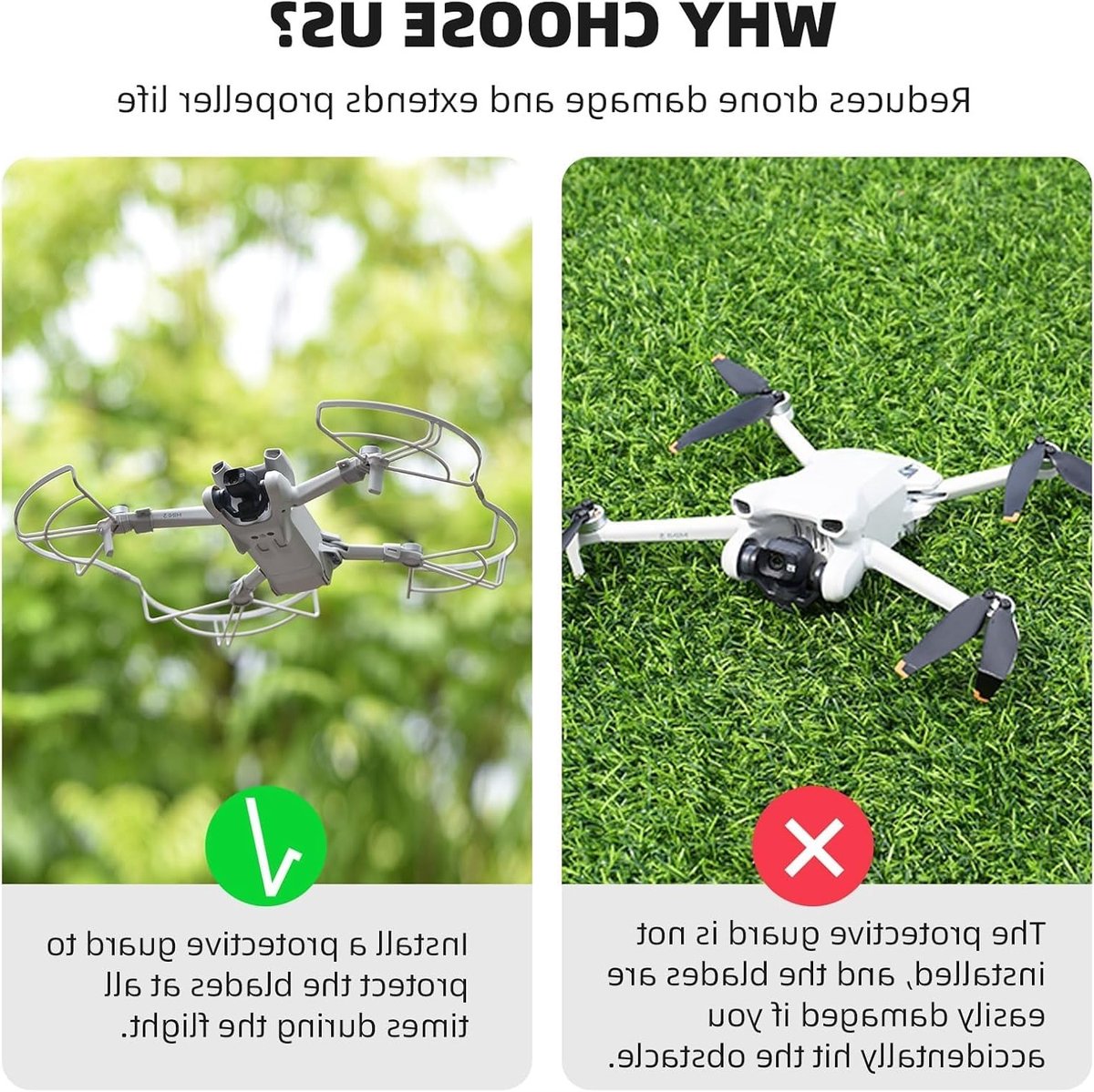 Anti-collision Beschermring voor Drone Propellers - Veiligheidsaccessoire voor Mavic Mini/Mini 2/SE met Snelle Bevestiging en Schokabsorptie