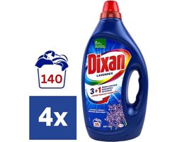 Dixan Gel Fresh Lavender Wasmiddel - Halfjaarbox - 140 wasbeurten