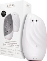 GESKE | SmartAppGuided™ Sonic Thermo Facial Brush & Face-Lifter | 8 in 1 | Huidreiniging & anti-rimpel | Siliconen elektrische reinigingsborstel | Gezichtsmassager | Reiniging & anti-aging