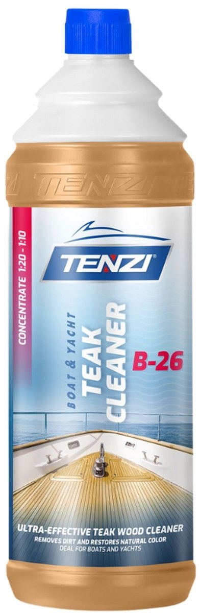 TENZI Boat Teak Cleaner B-26 – Teakreiniger professioneel – 1L