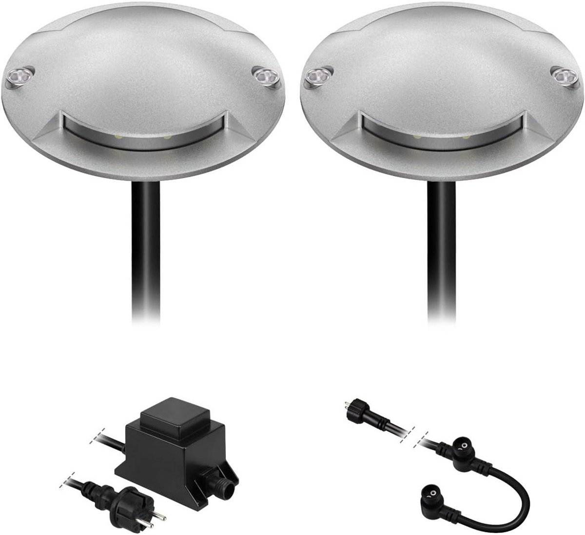 LED Opbouw Vloerlamp - Buitenlamp Tuinlamp - Oriëntatie Verlichting - Begaanbaar Robuust -