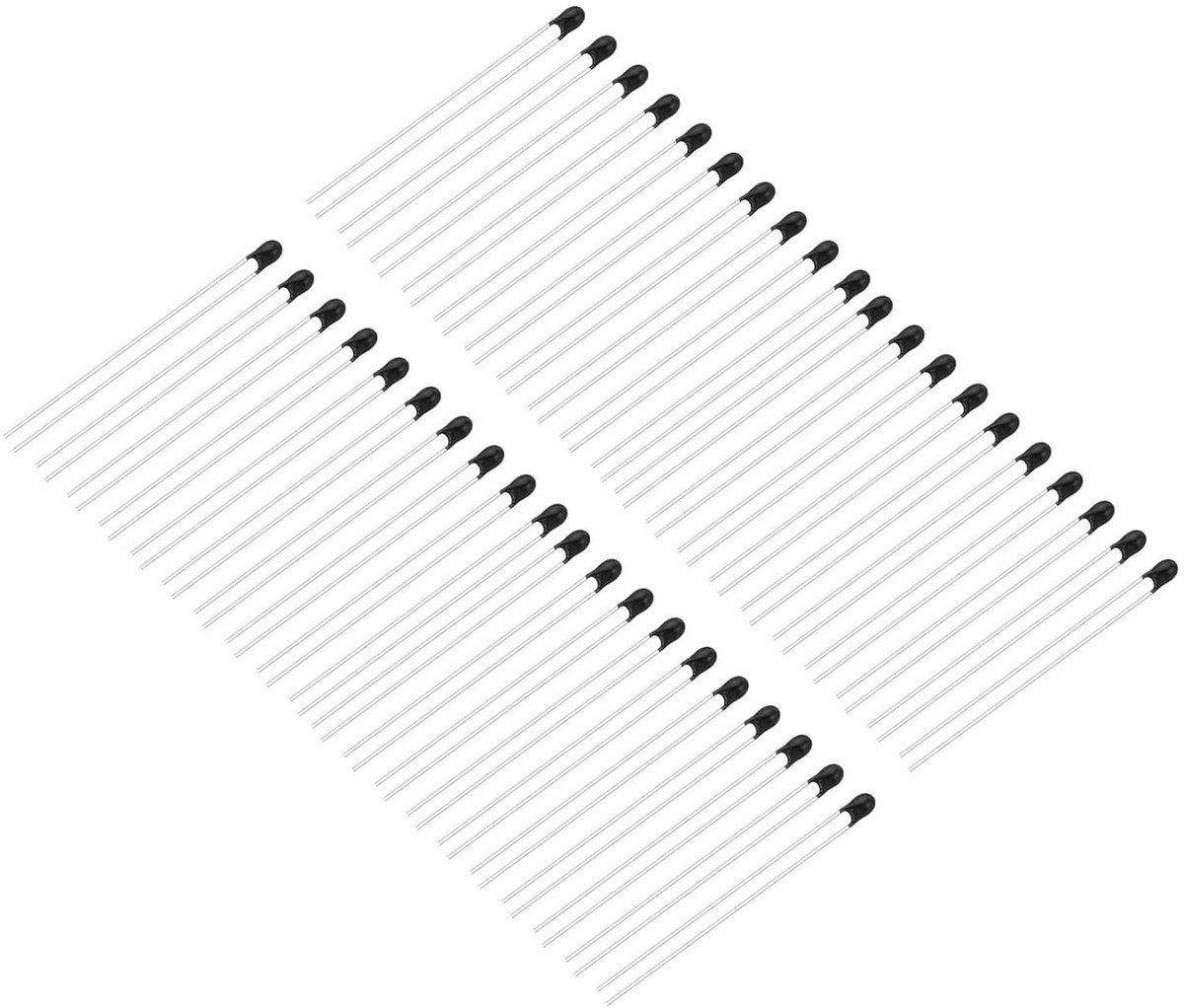 NTC Thermistors - Temperatuursensoren Weerstanden - Temperatuur Meten - Hoge Gevoeligheid - 100 stuks - Zwart