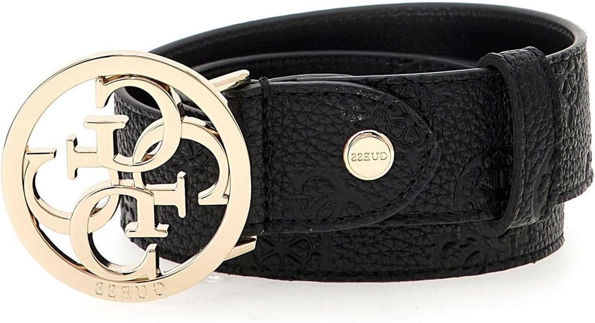 Dames Riem - Mode Accessoire - Outfit Completeren - Imitatie Leer - Maat M - Zwart