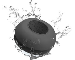 Aurixi® Douche Speaker - Badkamer Speaker - Douche Speaker Bluetooth - Zwart - 10cm x 10cm x 10cm